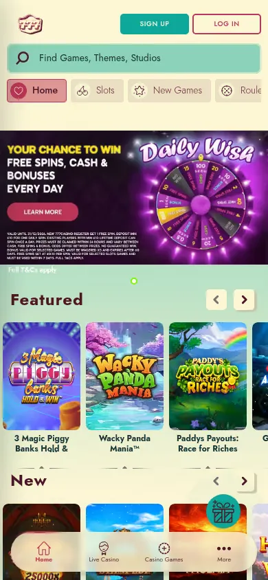 777 mobile site