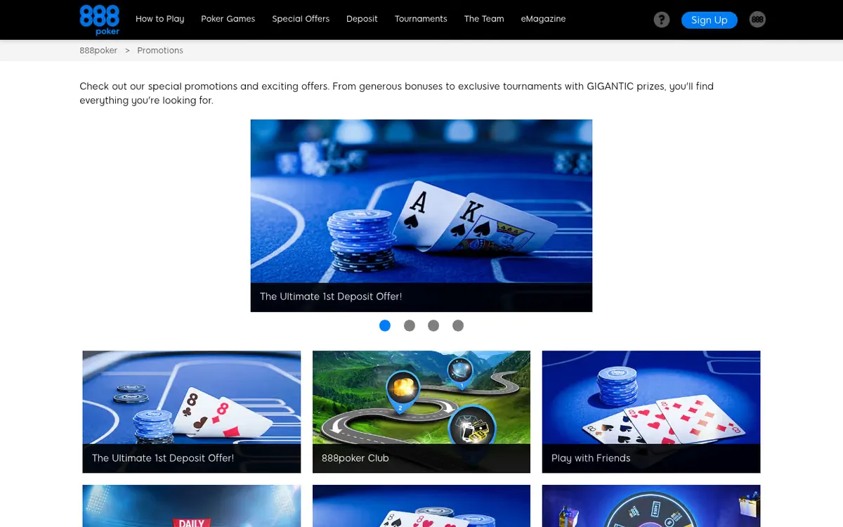 888poker promotions page