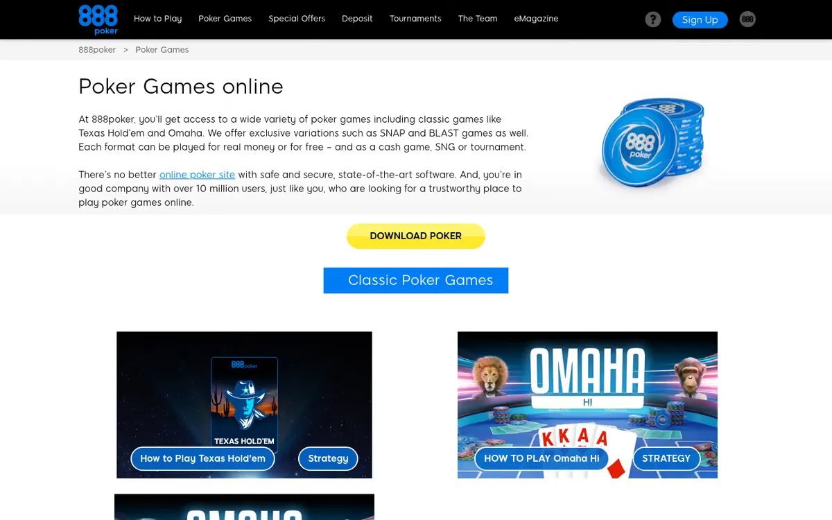 888poker slots lobby