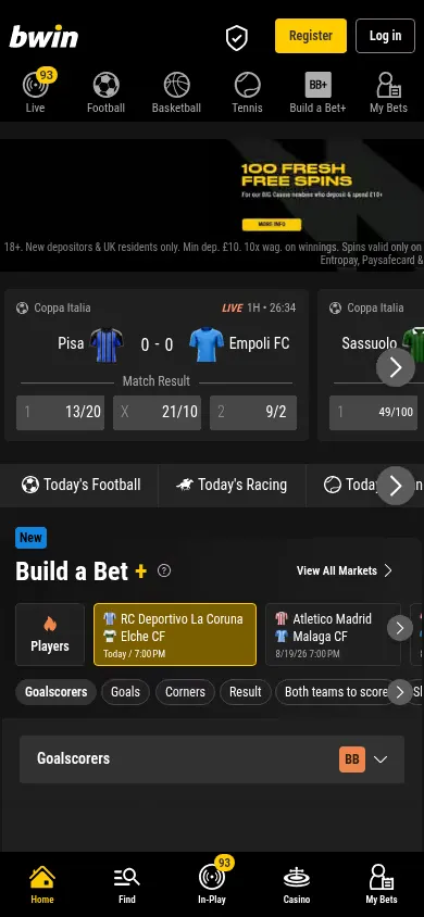 bwin mobile site