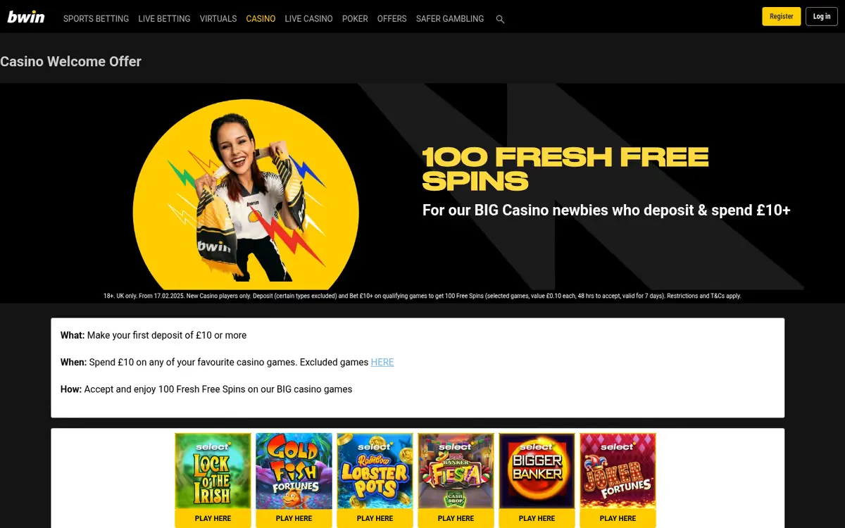 bwin slots lobby