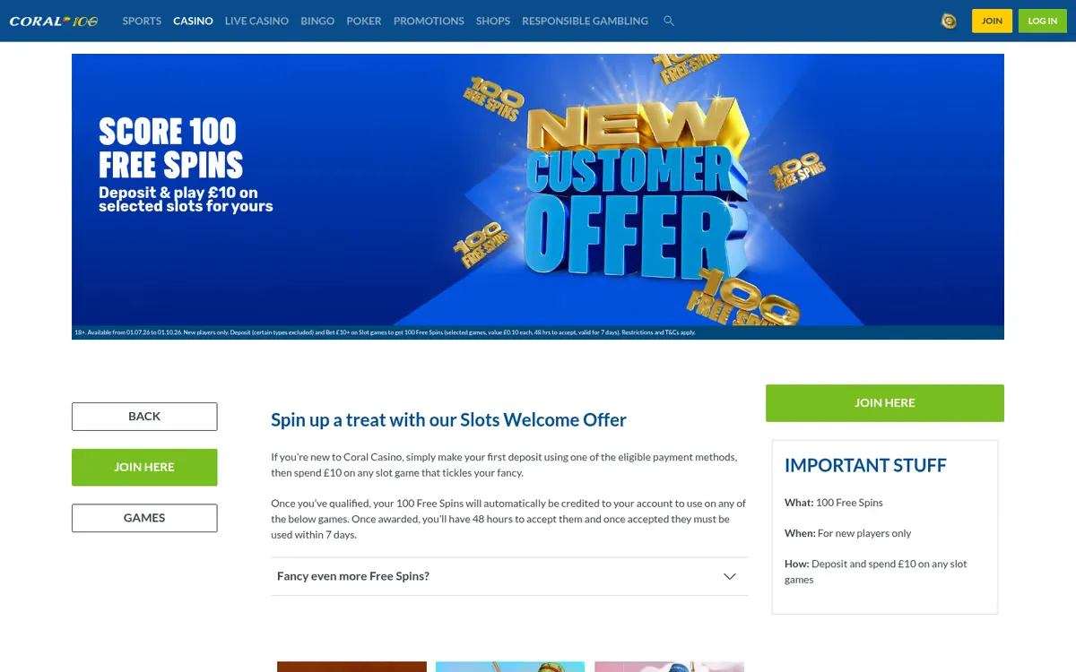 Coral homepage