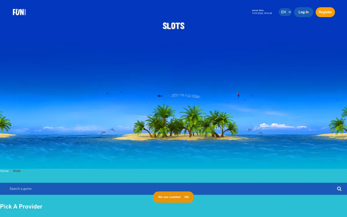 Fun Casino slots lobby