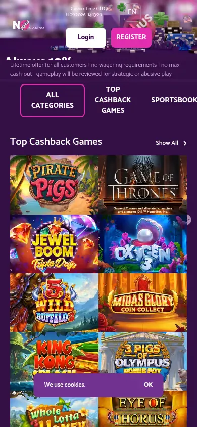 No Bonus Casino mobile site
